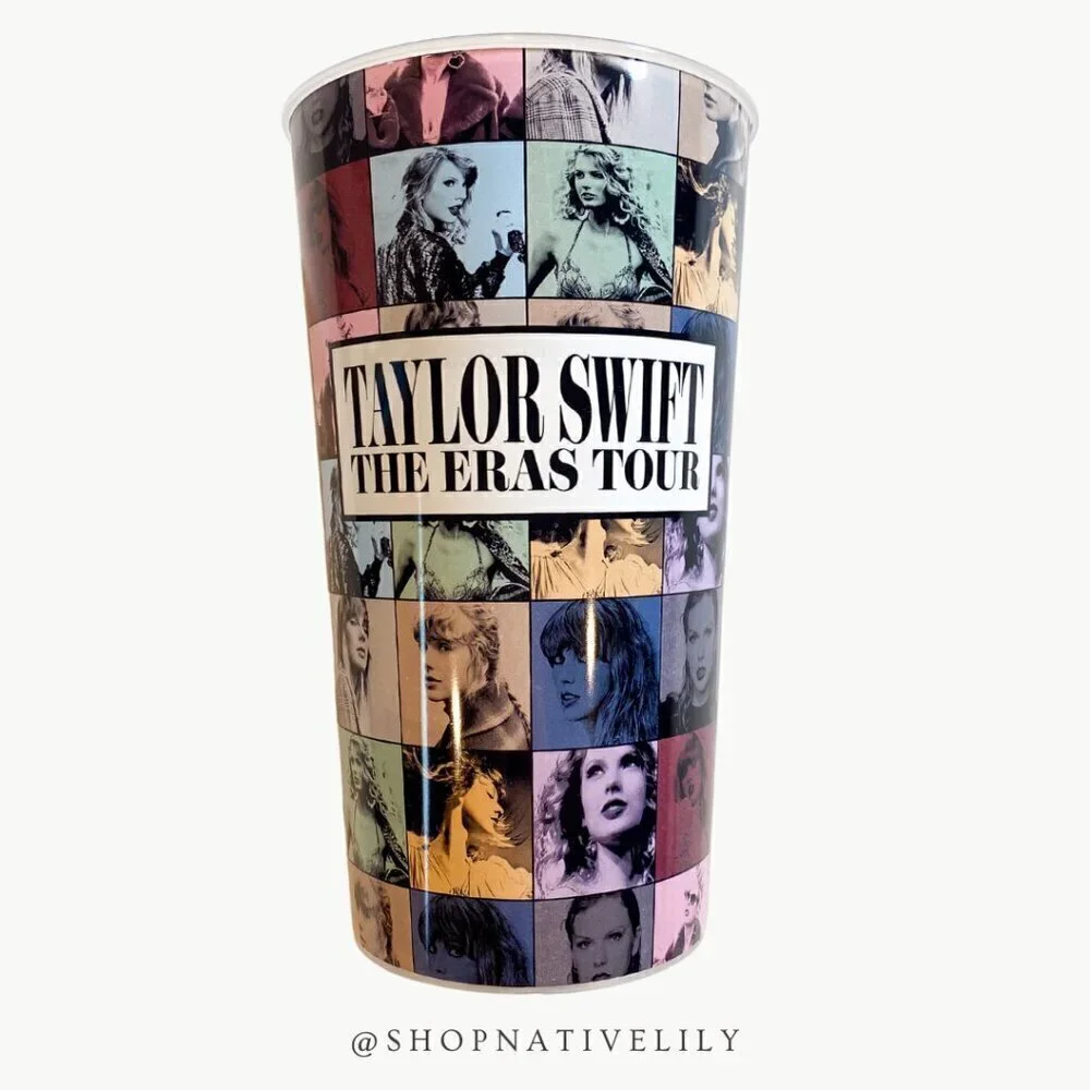Taylor Swift Eras Tour AMC Bundle Cup Bracelet Poster Collectible Movie Merch